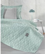 Σετ Κουβερλί Υπέρδιπλο 2 Τεμαχίων Guy Laroche Kylian Mint 220x240