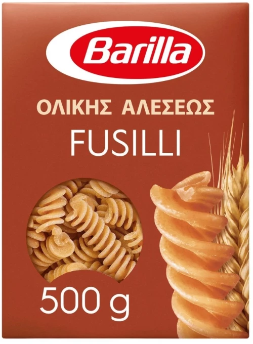 Barilla Fusilli Ολικής Άλεσης 500gr