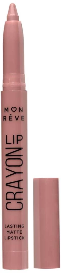 Mon Reve Lip Crayon Pencil Matte 25gr - 02 BURNT LILAC