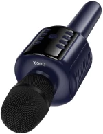 Hoco L24 Μικρόφωνο Καραόκε με Ηχείο Bluetooth 5W & RGB Φωτισμό Μπλέ
