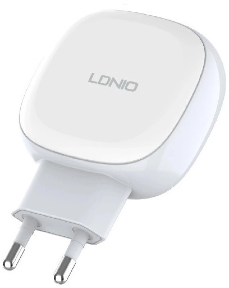 LDNIO Q3611 Φορτιστής GaN 67W με 1x USB-A & 2x USB-C Λευκός