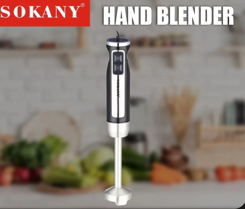 Sokany SK-1727 Ραβδομπλέντερ με Ανοξείδωτες Λεπίδες 800W Μαύρο
