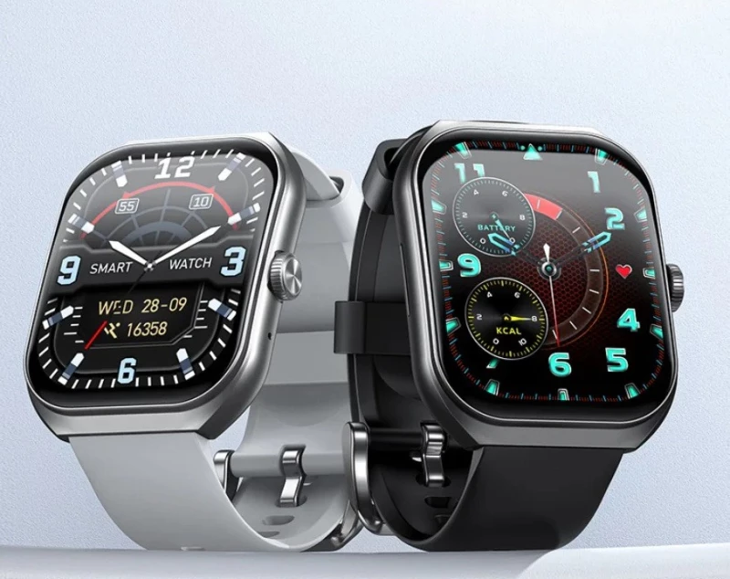 Awei H46 SmartWatch με Κλήσεις Bluetooth και Παλμογράφο Μαύρο