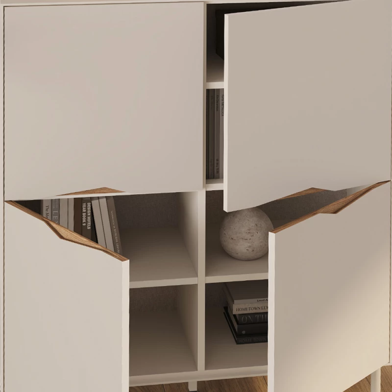 Μπουφές Marquise Megapap χρώμα sandstone 98x40x120εκ.
