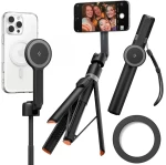 Spigen S581W Magsafe Τρίποδο Κινητού με Bluetooth Selfie Stick Black