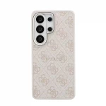 Guess Θήκη PU Leather 4G Gold Frame Magnetic Samsung Galaxy S26 Ultra Pink