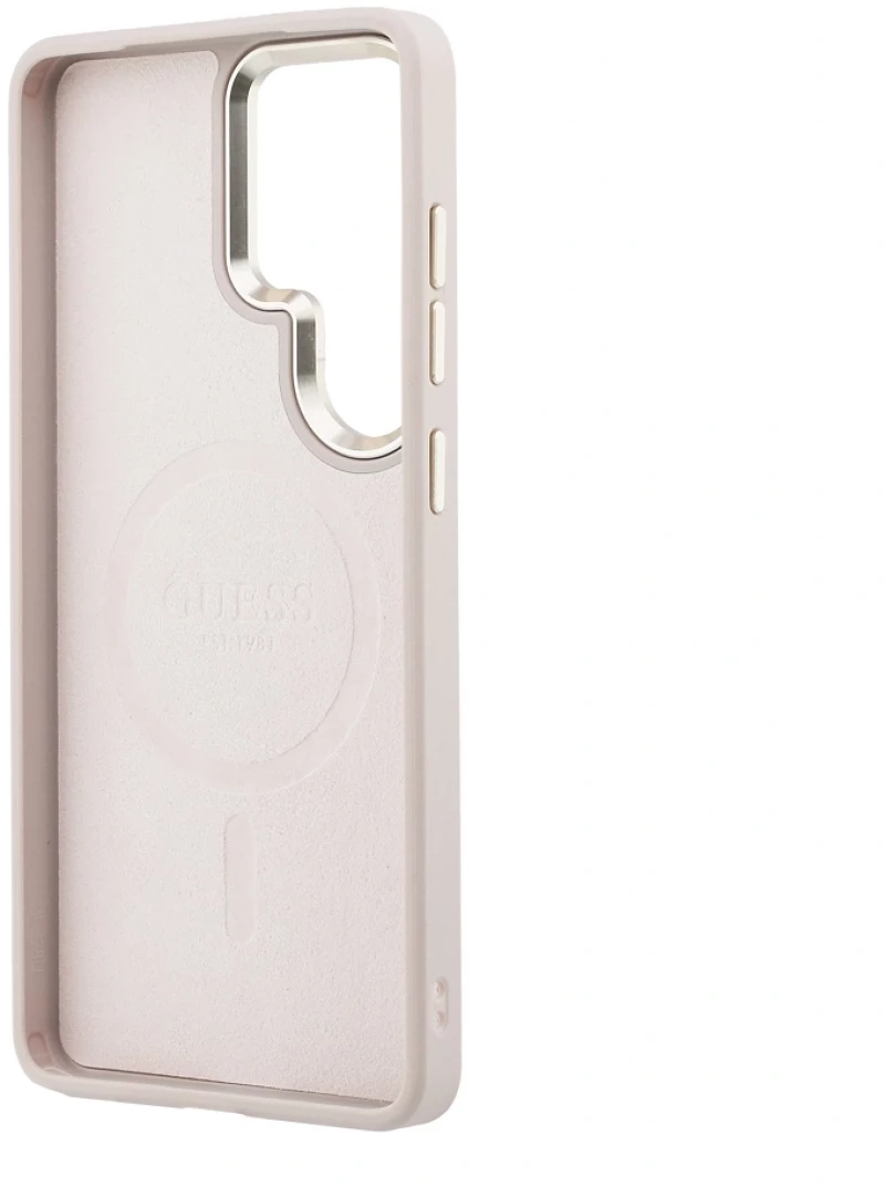 Guess Θήκη PU Leather 4G Gold Frame Magnetic Samsung Galaxy S26 Ultra Pink