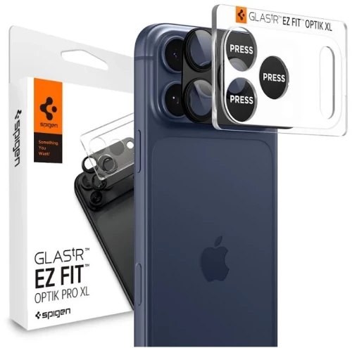 Spigen Optik Pro XL Glas.tr Ez Fit Camera Protector iPhone 17 Pro Max Black