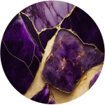 CUSTOM Marble Gold-Purple
