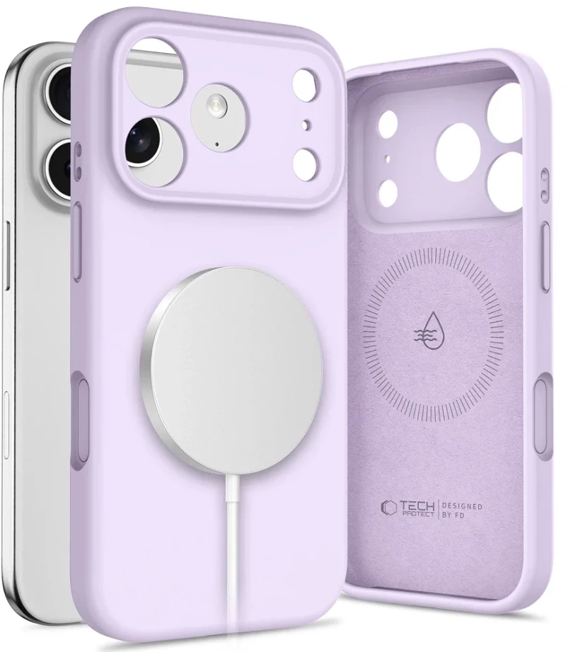 Tech-Protect Θήκη Silicone Magsafe iPhone 17 Pro Mauve