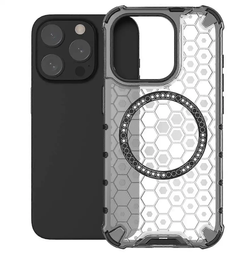 Techsuit Θήκη HoneyComb Shield MagSafe iPhone 15 Pro Max White