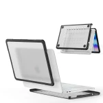 Tech‑Protect Θήκη Velar MacBook Neo 13 2026 Black/Matte Clear