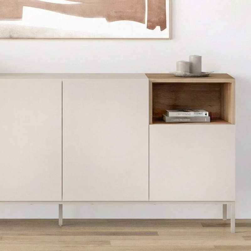 Μπουφές Cailin χρώμα sandstone - sepet oak 180x41,8x80εκ.
