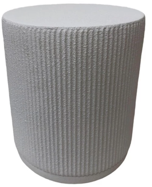 STYLOS SIDE TABLE ΛΕΥΚΟ 34x34x40cm