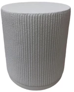 STYLOS SIDE TABLE ΛΕΥΚΟ 34x34x40cm
