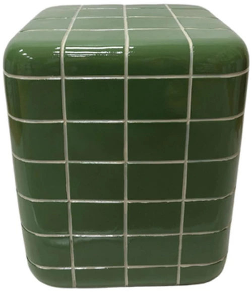 CUBIX SIDE TABLE ΠΡΑΣΙΝΟ 33.5x33.5x41cm