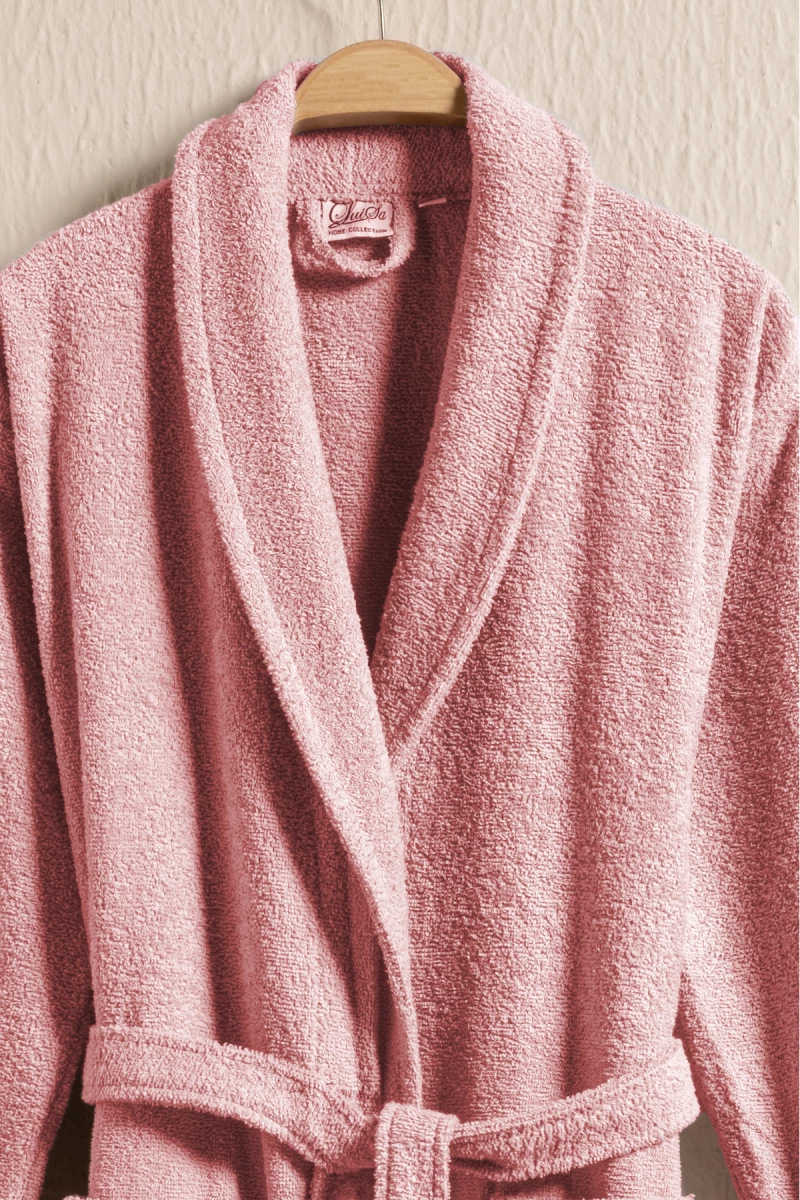 Stewehome Μπουρνούζι unisex με γιακά σάλι από 100% βαμβάκι (M)