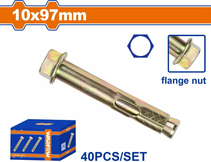 Wadfow WDQA525 Βισματα Ούπα Μεταλλικό 10x97mm 40τμχ
