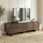 Έπιπλο τηλεόρασης Capri χρώμα καρυδί milano 180x45x55εκ.