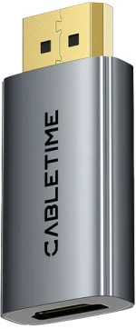 CABLETIME αντάπτορας DisplayPort σε HDMI CT-DMHF4K-AG6, 4K/60Hz, γκρι