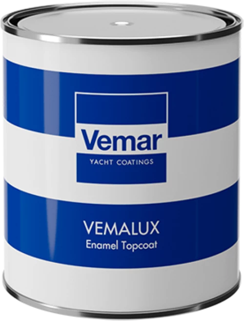 Vemar Enamel Topcoat Χρώμα Υψηλής Γυαλάδας 2,5lt - Shell White 1412