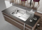 Ένθετος Νεροχύτης 78x50cm Inox Λείο Fortinox Valley 25105-110