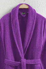 Stewehome Μπουρνούζι unisex με γιακά σάλι από 100% βαμβάκι (L)