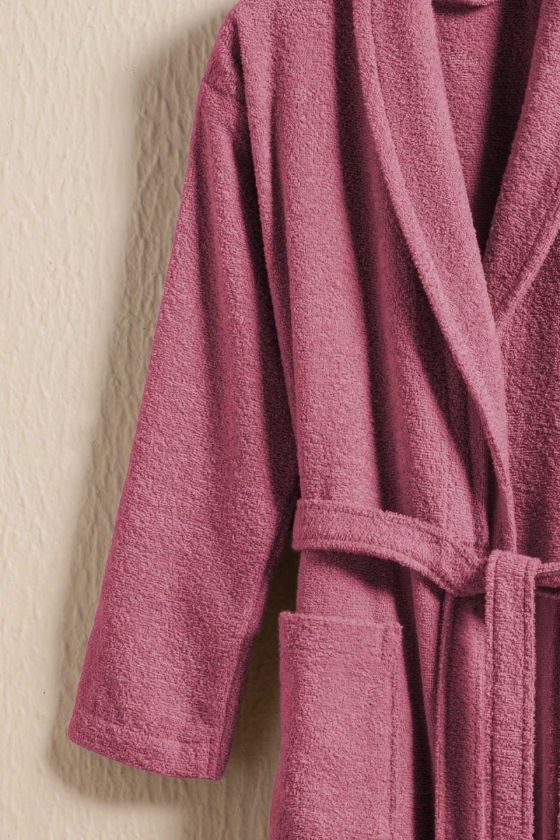 Stewehome Μπουρνούζι unisex με γιακά σάλι από 100% βαμβάκι (L)