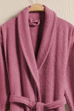 Stewehome Μπουρνούζι unisex με γιακά σάλι από 100% βαμβάκι (L)
