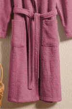 Stewehome Μπουρνούζι unisex με γιακά σάλι από 100% βαμβάκι (L)