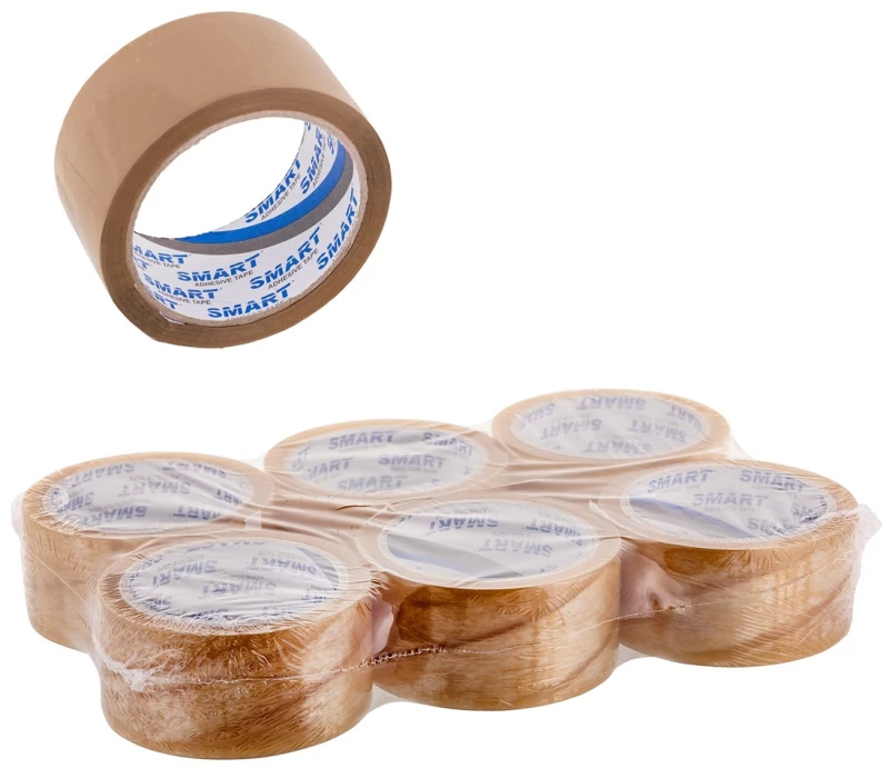 BSTech Solvent Adhesive Tape Gray 48x66. Set of 6. Length: 60 m.