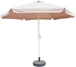 Ομπρέλα Κήπου ArteLibre RENOVA Μόκα/Λευκό Μέταλλο/Polyester Φ3x2.5m