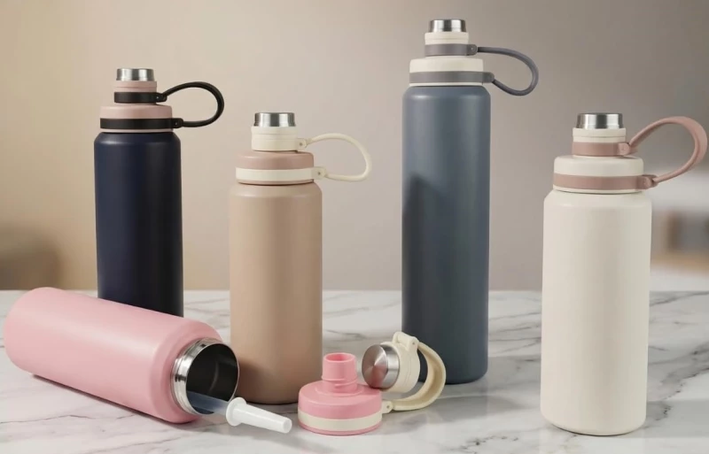 Φορητό παγούρι-θερμός - 600ml - 413395 - White