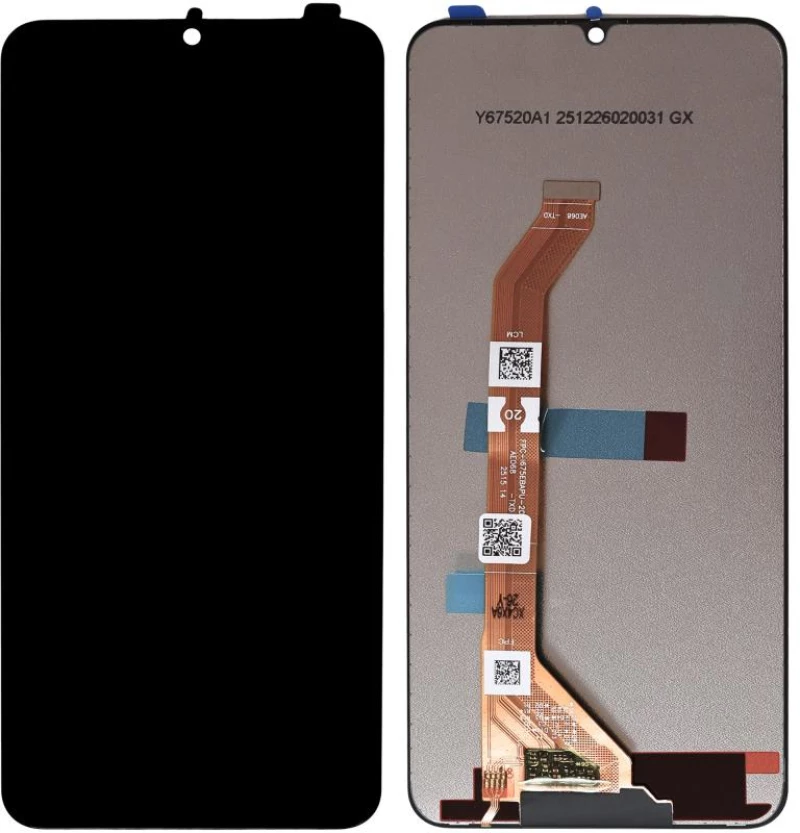 Οθόνη με Touch Screen Realme Note 70T Μαύρο (OEM)