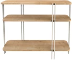 Κονσόλα Notus Megapap χρώμα sapphire oak 92x34,5x75εκ.