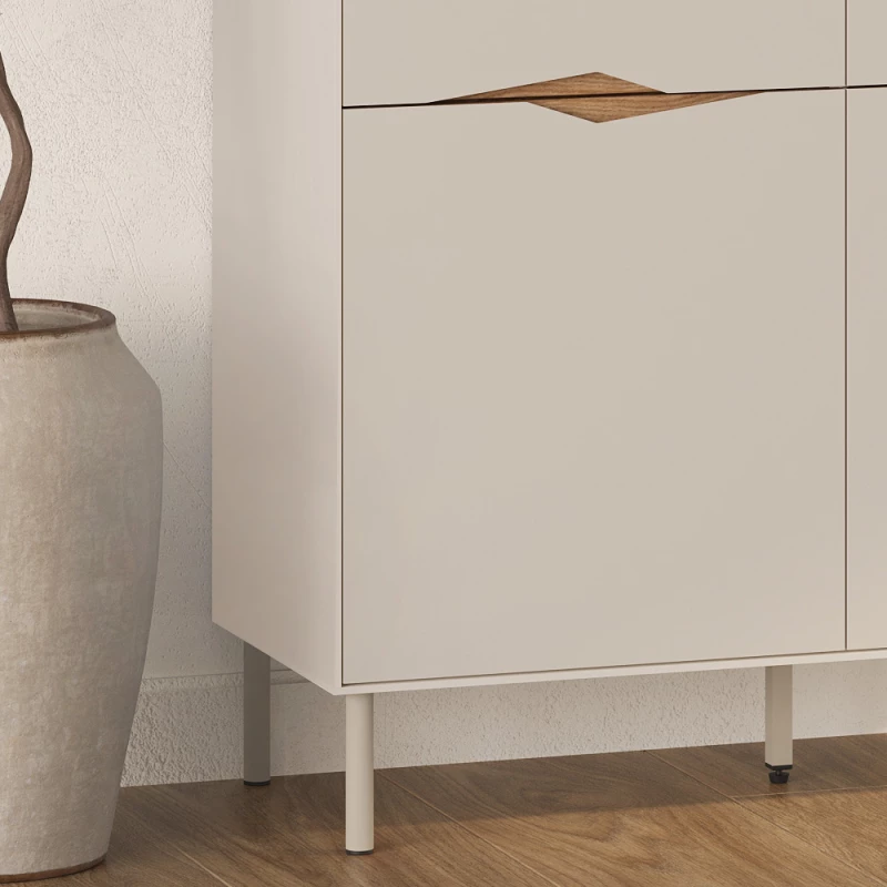 Μπουφές Marquise Megapap χρώμα sandstone 98x40x120εκ.