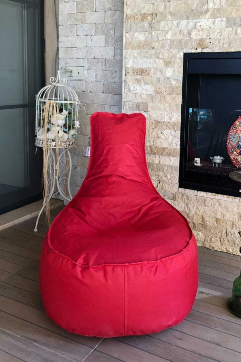 Stewehome Πολυθρόνα αχλάδι για καθιστικό με ύφασμα 55x40x70 cm