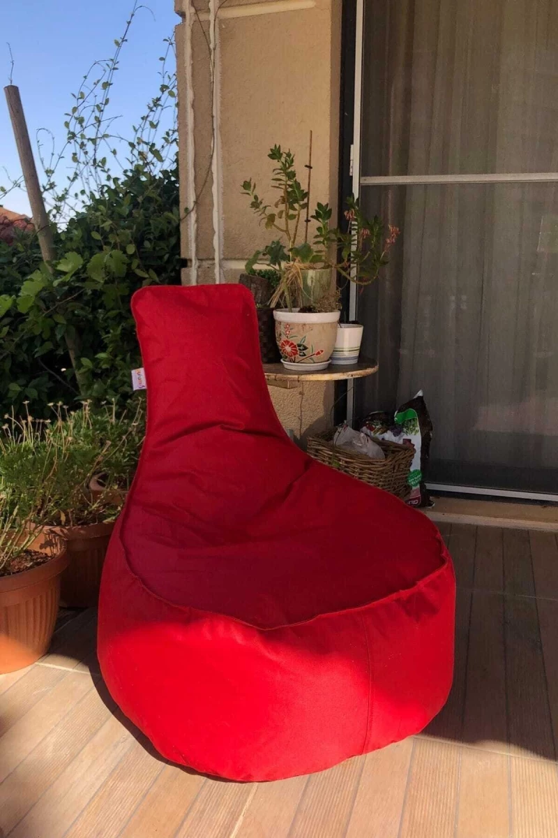 Stewehome Πολυθρόνα αχλάδι για καθιστικό με ύφασμα 55x40x70 cm