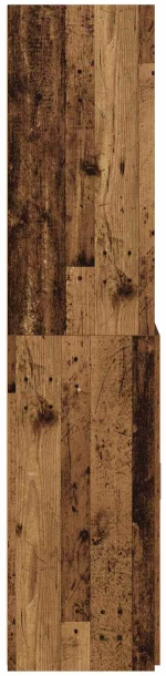 vidaXL Βιβλιοθήκη Παλαιωμένο ξύλο 30 x 42.4 x 185.2 εκ.