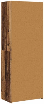 vidaXL Βιβλιοθήκη Παλαιωμένο ξύλο 30 x 42.4 x 185.2 εκ.