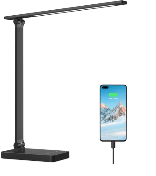 Λάμπα γραφείου Lepro 310004 (Μαύρη)