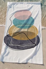Stewehome Εκτυπωμένη πετσέτα παραλίας 75x150 cm