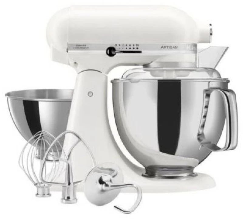 Κουζινομηχανή KitchenAid Artisan 4.8, 300W, 10 Speed, Porcelain White EU 5KSM175PS EPL