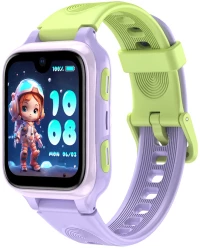 LAGENIO GPS smartwatch για παιδιά K9, 1.78" AMOLED, με κάμερα, 4G, IP68, μωβ