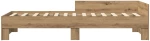 vidaXL Κρεβάτι με Κεφαλάρι Artisan Δρυς 80 x 200 cm Επεξεργασμένο Ξύλο