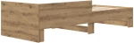vidaXL Κρεβάτι με Κεφαλάρι Artisan Δρυς 80 x 200 cm Επεξεργασμένο Ξύλο