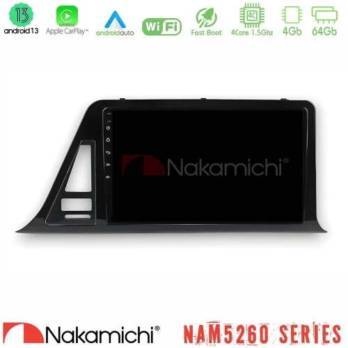 Nakamichi NAM5260 Series 4Core Android13 4+64GB Toyota CH-R RHD Navigation Multimedia Tablet 9" Με Carplay & Android Auto