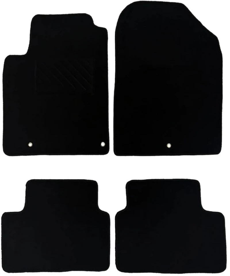 Πατάκια Αυτοκινήτου Μοκέτα Για Hyundai i30 2017- Black 4 Pieces