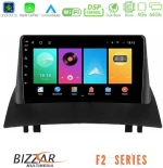 Bizzar F2 Series 8Core Android16 4+64GB  Renault Megane 2 2002-2008 Navigation Multimedia Tablet 9"