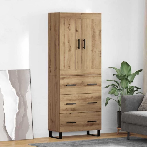 Highboard Artisan Oak 69,5 x 34 x 180 εκ. Επεξεργασμένο ξύλο |3415950
